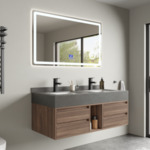 Badkamermeubel Vonato, Liora 120, hout decor