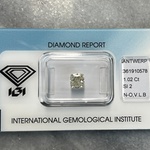 Diamant – 1.02 carat natuurlijke diamant (gecertificeerd)