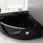 Massagebad Vonato, Ondina, hoogglans zwart