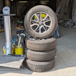 4x Winterband op velg Continental, WinterContact  TS 850P