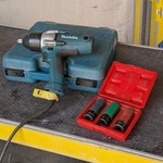 Elektrische slagmoeraanzetter 1/2″ Makita, TW0250, bouwjaar 2010
