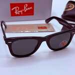 Rayban zonnebril Wayfarer black grey polarized
