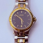 Gucci 9040M two tone herenhorloge met snowflake wijzerplaat