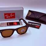 Rayban zonnebril Wayfarer tortoise brown polarized