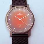 Tempic Titan Titanium horloge met sunburst wijzerplaat