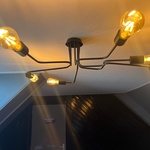 3x Hanglampen, staal / zwart, bouwjaar 2020