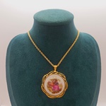 Limoges goldplated pendant collier