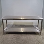 3x RVS werktafel
