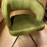 Eetkamerstoel, HE, Manon, groen, 65x64x82cm (48 zithoogte)
