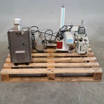 Partij diverse laboratorium apparatuur, O.a. Comde Derenda.