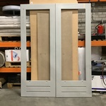 2x Buitendeuren 88 x 231,5, grijs