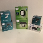 6x Binnen- en buiten lampen Philips, Diverse, kunststof/metaal