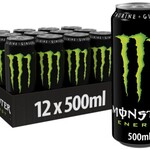 Ca. 50x Energiedrink – 12 pack Monster, Green