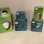 6x Binnen- en buiten lampen Philips, Diverse, kunststof/metaal