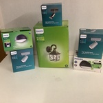 6x Binnen- en buiten lampen Philips, Diverse, kunststof/metaal