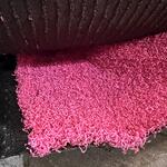 Ca. 46m2 Kunstgras, 10 mm hoog, roze
