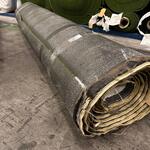 Ca. 15m2 Kunstgras, 10 mm hoog, groen, wit