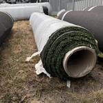 Ca. 5m2 Kunstgras, 30 mm hoog, groen