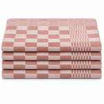 Ca. 144x Horeca theedoek, rood geblokt