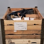 Partij onderdelen, garage inventaris en diversen