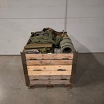 Partij camouflage kleding en uitrusting artikelen, Woodland / KPU /  K
