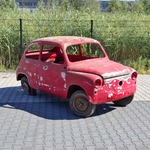Projectauto, Fiat, 600D, 1966, met kamikaze deuren