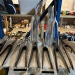 Ca. 11x Fiets voorvorken voor o.a. racefiets, W.o. CGC