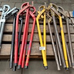 Partij pijpbuigtangen/handpijpbuigers diverse maten ca. 8x