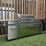 Gasbarbecue Vonato RVS Keuken Grill Elite 6 Zilverkleurig, RVS (mat)