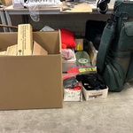 Partij diversen w.o. woonaccessoires en golftas