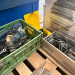 8x Divers bouwgereedschap en toebehoren