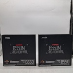 2x Moederbord, MSI, B550 Pro-VDH AMD