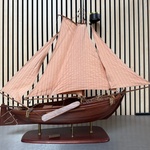 Gedetailleerd houten scheepsmodel Botter 1912