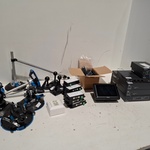 Partij Diverse professionele AV apparatuur, Manfrotto, BL, Neets, Extr