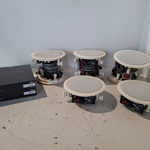 2x Tweekanaals audio-eindversterkers, Extron, XPA 1002, wit, met 5x 2-