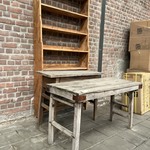 2x Bijzettafel, 1x kast