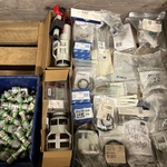 Partij installatiemateriaal en sanitair toebehoren, W.o. Grohe, Viller