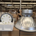 8x High bay Light HB1 120W met industriële kap, Ellipz Lighting