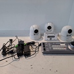 IP-besturingspaneel, SONY, RM-IP10, met 3x PTZ camera, SONY SRG-300SE