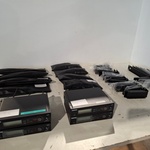 Microfoonset, Shure, 4x SLX4 met beltpack, handheld en accesoires