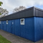 Containerunits met kleed en sanitair voorzieningen