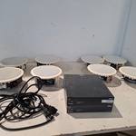 2x Tweekanaals audio-eindversterkers, Extron, XPA 1002, met 8x 2-weg c