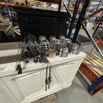 Design plafondlamp systeem, gedeomonteerd