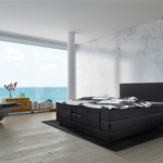 Elektrische boxspringcombinatie 180/200, M-Ray, Sense Exclusief, Zwart