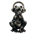 Gedecoreerd kikker sculptuur