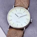 Technos Napoleon mechanisch horloge met struisvogel lederen band
