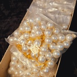 Gesimuleerde Japanse parels (11mm) uit oud juweliersvoorraad