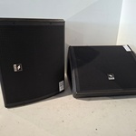 2x Luidsprekers, Proel, WD10A, zwart