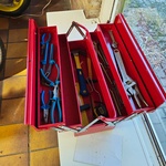 Gereedschapskist met gereedschap