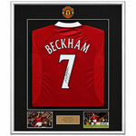 Gesigneerd voetbalshirt, Manchester United, David Beckham